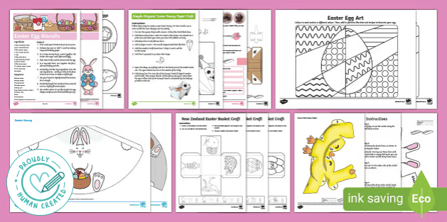 New Zealand Easter Crafts Resource Pack